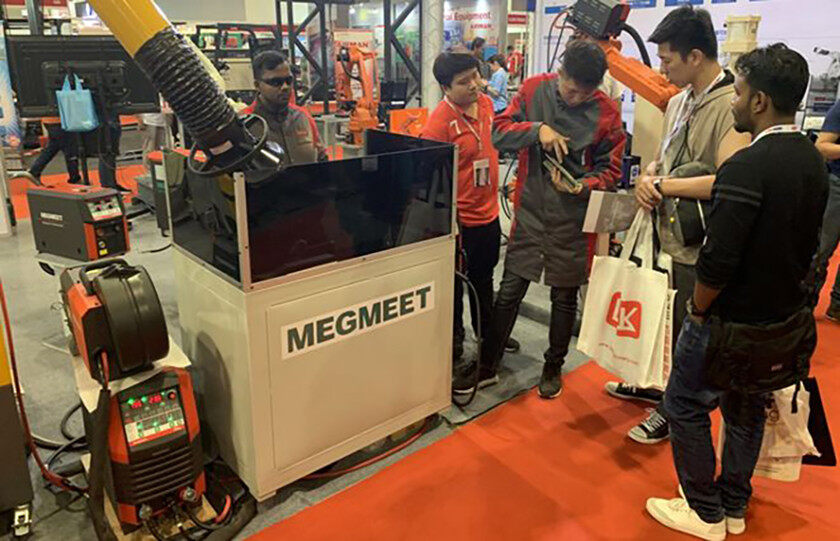 馬來西亞金屬加工展覽會METALTECH-麥格米特焊機演示
