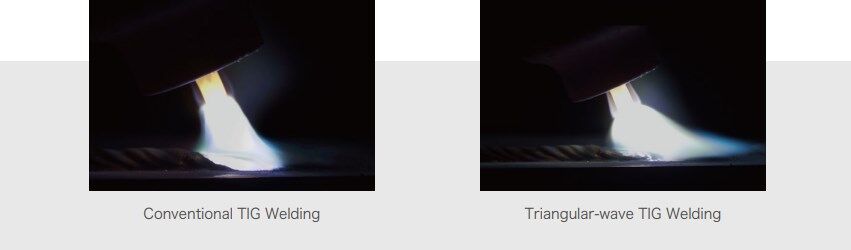 Conventional and triangular-wave TIG welding - Megmeet RevoTig DC HF TIG Welders 315/400/500A